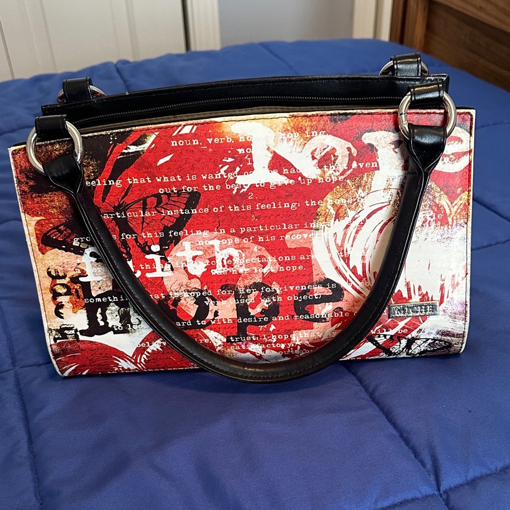 Miche Red and Black “Hope” Shoulder Bag